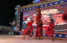 Group of Girls performing Traditional Dance During Malyabanta-2017